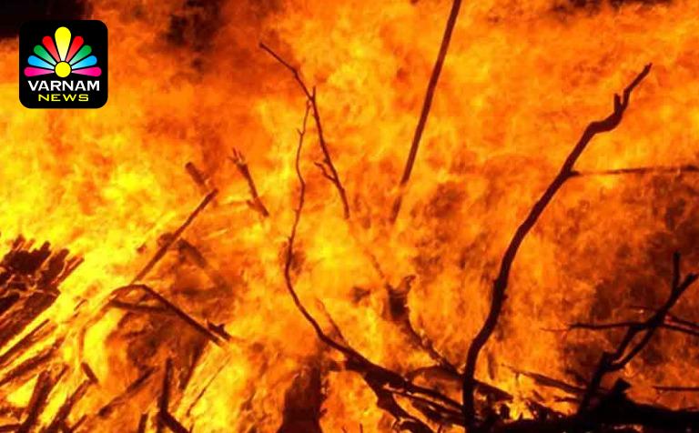 வாகன அலங்கார நிலையமொன்றில் தீ விபத்து
