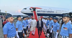 பிரித்தானிய பிரதமர் இந்தியாவுக்கு உத்தியோகபூர்வ விஜயம்