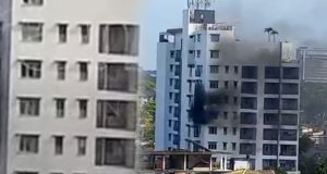 நாரஹேன்பிடவில் தீ பரவல்