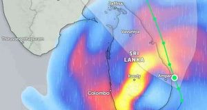 இலங்கைக்கு அருகில் உருவான புயல்
