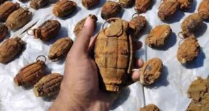 கிண்ணியாவில் 36 கைக்குண்டுகள் மீட்பு