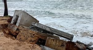 யாழ்ப்பாணத்தில் கடல் கொந்தளிப்பு