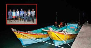 இந்திய மீனவர்கள் எழுவர் கைது சட்டவிரோத மீன்பிடியில் ஈடுபட்டதாக குற்றச்சாட்டு