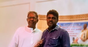 கலாபூஷணம் விருது பெற்ற எஸ்.ஏ. உதயனுக்கு மன்னாரில் பாராட்டு விழா