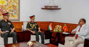 இந்திய இராணுவத் தளபதி – பாதுகாப்புப் பிரதியமைச்சர் இடையே சந்திப்பு