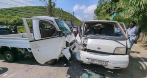 ஹட்டனில் லொறி – வேன் மோதி கோர விபத்து