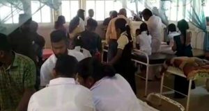 பொகவந்தலவையில் விபத்துக்குள்ளான பேருந்து
