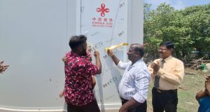 மன்னாரிலே மீனவர்களுக்காக வழங்கப்பட்ட தற்காலிக பொருத்து வீடுகள் வைபவ ரீதியாக திறந்து வைப்பு
