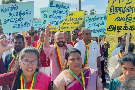 வடக்கு, கிழக்கில் இடம்பெற்ற தமிழ் அரசுக் கட்சியின் மே தின பேரணிகள்