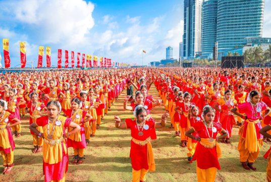 காலி முகத்திடலில் அரங்கேறிய கின்னஸ் சாதனை