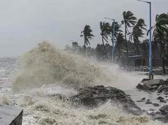 பலத்த காற்று, கடல் கொந்தளிப்பு குறித்து எச்சரிக்கை