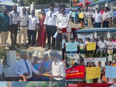 அபிவிருத்தி உத்தியோகத்தர்களின் சேவைப் பிரமாணத்தை அமுல்படுத்தக் கோரி மன்னாரில் கவனயீர்ப்பு போராட்டம்